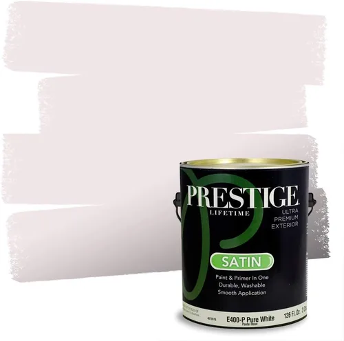 Vista 7 de PRESTIGE Pinturas de pintura interior e imprimación en uno, 1 galón, plano, combinación comparable de Sherwin Williams* Kimono Violet*