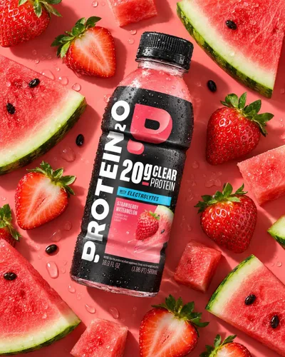 Vista 9 de Protein2o Bebida transparente 2 en 1 de proteína de suero de leche y electrolitos, 0.71 onzas de proteína, sin gluten, keto, botellas de 16.9 onzas