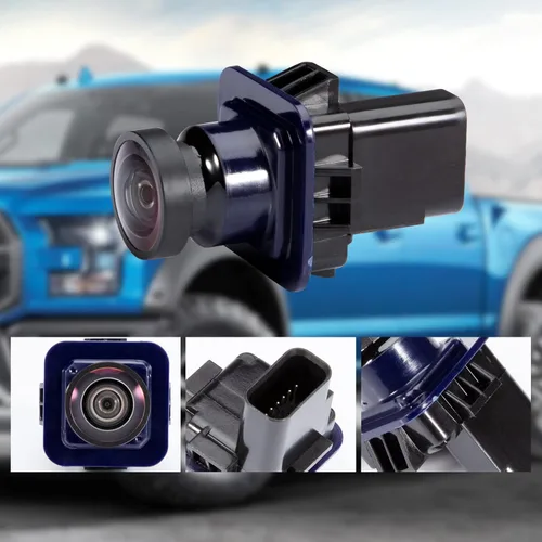 Vista 3 de EC3Z-19G490-A Cámara de respaldo compatible con 2013 2014 F250 F350 F450 F550 Super Duty, cámara de asistencia de estacionamiento 170° Ultra gran