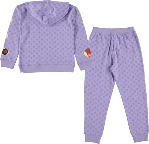 Vista 6 de Disney ENCANTO - Conjunto de sudadera con capucha y ropa deportiva para niñas, Mirabel, Isabela y la magia de la familia, juego de 2 piezas, tallas