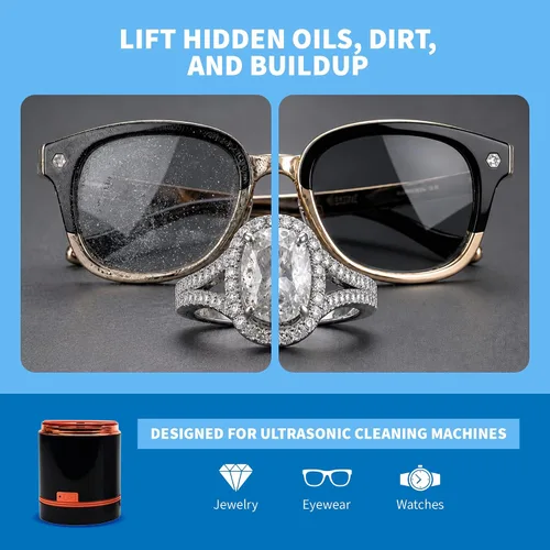 Vista 2 de iSonic solución concentrada ultrasónica para limpiar joyas/lentes., Azul, 1