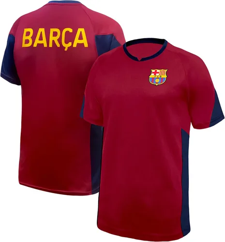 Vista 2 de Icon Sports Officially Licensed FC Barcelona Game Day Shirt 101pf-borgoña
