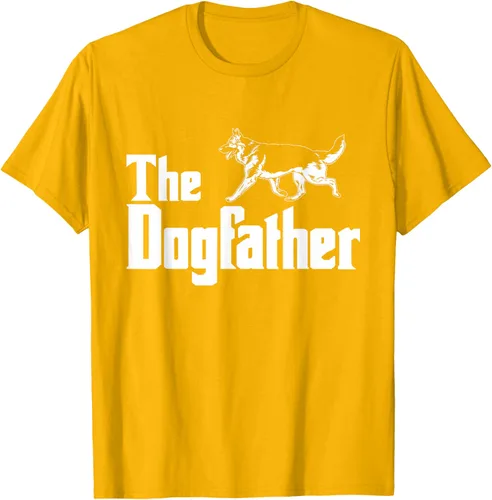Vista 39 de The Dogfather Pastor Alemán - Camiseta de regalo divertida, Negro, S