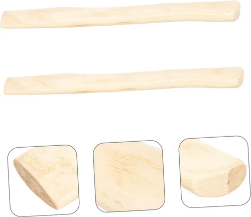 Vista 7 de DOITOOL 2 piezas de hacha de madera de repuesto de mango de hacha de hacha de madera de nogal, piezas de hacha, accesorios para el hogar, camping al
