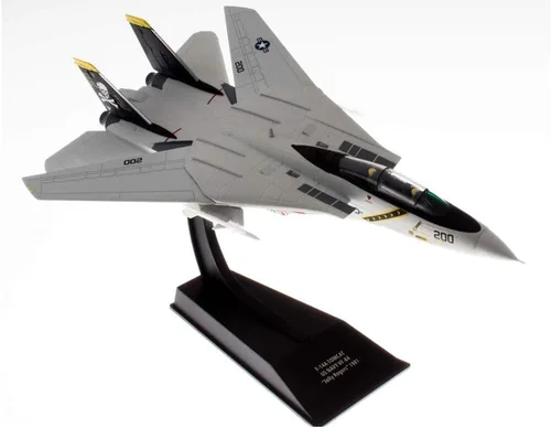 Vista 5 de OPO 10 - 1/100 F-14A Tomcat US Navy VF-84 Avión de combate militar 1981 Top Gun Pirata Jolly Rogers (CP01)