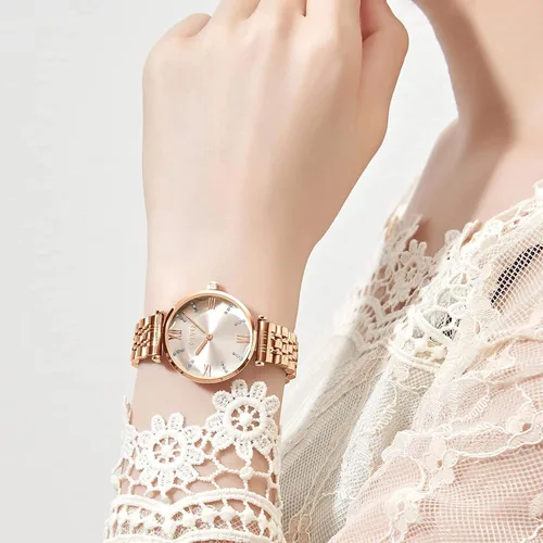 Vista 9 de CIVO Watches for Women 32mm Analog Quartz Watch Stainless Steel Dress Womens Watch Waterproof Fashion Elegant Wrist Watch Luxury Diamond Ladies