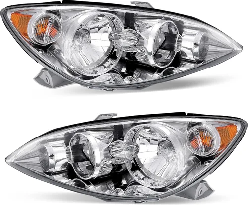 Vista 20 de oEdRo Switchback - Conjunto de faros delanteros LED compatibles con Accord 2003 2004 2005 2006 2007 DRL, par de repuesto con carcasa negra