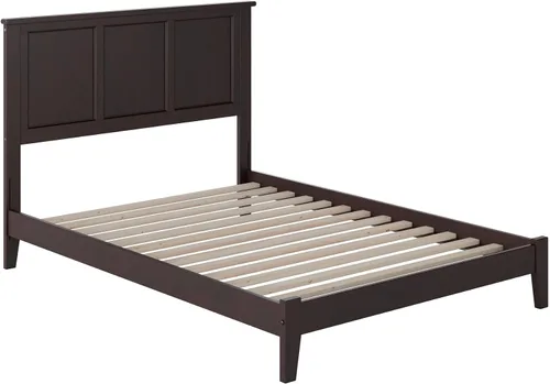 Vista 12 de AFI, Madison King - Cama con plataforma de madera maciza de perfil bajo, color espresso