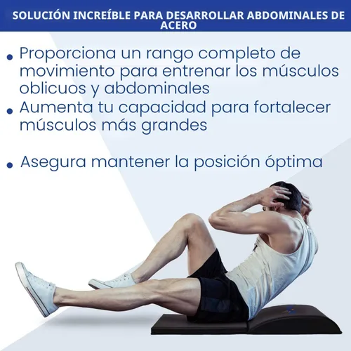 Vista 5 de Yes4All Almohadillas de ejercicio abdominales, equipo de entrenamiento de abdominales plegables para gimnasio en casa, entrenamiento central