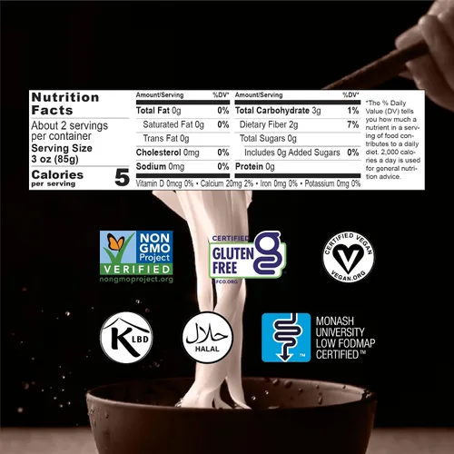 Vista 2 de Miracle Noodle Pasta orgánica de fettuccine, 7 onzas (paquete de 6), fideos Shirataki Konjac a base de plantas, 5 calorías, 0.04 oz de carbohidratos