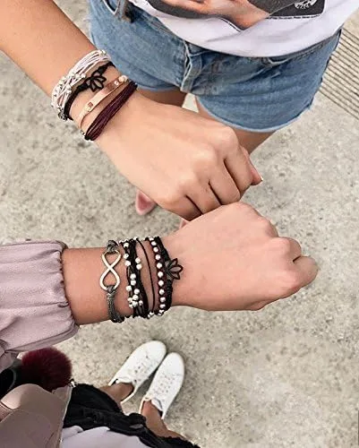 Vista 4 de Pura Vida - Pulsera sólida 100 % impermeable, hecha a mano con dije revestido y correa ajustable