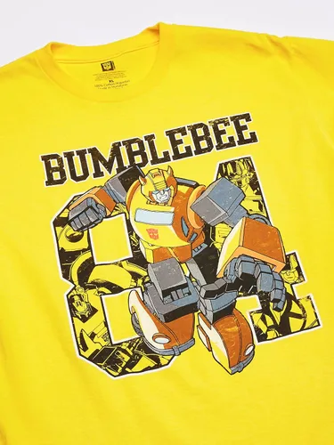 Vista 2 de Transformers Big Boys Beast Hunters Bumblebee Graphic Tee
