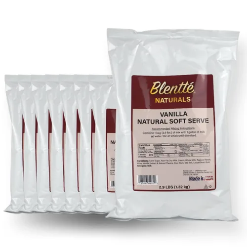 Vista 9 de Blentte Mezcla para Helado Suave en Polvo - Polvo Cremoso Natural para Heladera de Postres Congelados, Helado Casero, Gelato o Yogur - Mezcla