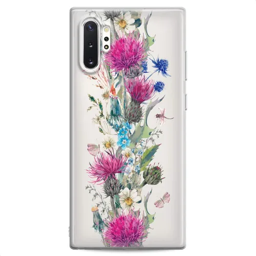 Vista 13 de Funda compatible con Samsung A91 A54 A52 A51 A50 A20 A11 A12 A13 A14 A03s A02s Floral Green Roses Vintage Slim Fit Flowers Cute Blue Print Pink