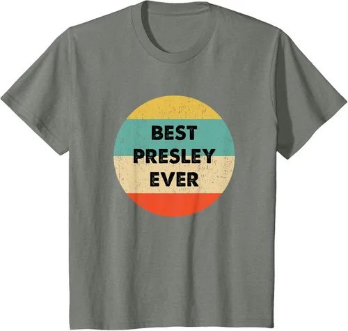 Vista 86 de Camiseta Presley Name, Negro, S