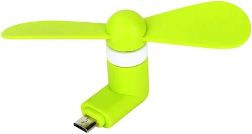 Vista 3 de EX ELECTRONIX EXPRESS Paquete de 6 ventiladores microUSB eléctricos portátiles para teléfonos inteligentes y tabletas, micro USB