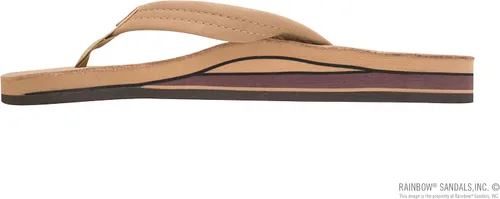 Vista 2 de Rainbow Sandals Cuero de doble capa para mujer con correa de 34 pulgadas