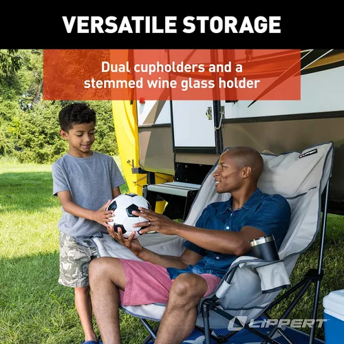 Vista 5 de Lippert Components 2021128653 Big Bear Silla de camping - Arena