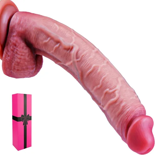 Vista 7 de Consolador Realista de Silicona de 7 Pulgadas para Principiantes Ultra Delgado y Fino con Ventosa, Consolador Anal de Pene Suave Pequeño y Lindo