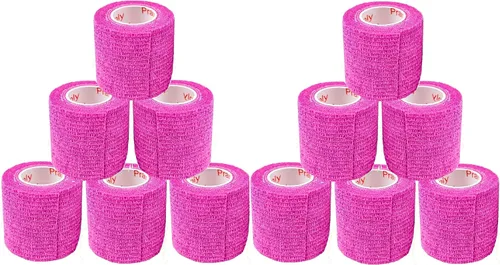 Vista 20 de Cinta adhesiva para veterinarios (negro) (paquete de 2) (2 pulgadas x 15 pies), autoadhesiva, adherente, cohesiva, flexible, autoadhesiva, rollo
