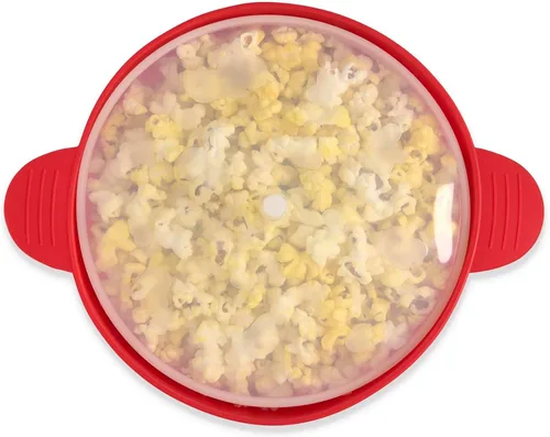 Vista 4 de HIC Kitchen Máquina para hacer palomitas de maíz para microondas, silicona