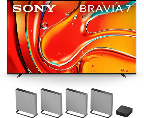 Vista 9 de Sony Mini televisor LED QLED 4K Ultra HD de 55 pulgadas BRAVIA 7 Smart Google TV con Dolby Vision HDR y características exclusivas