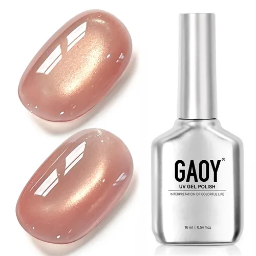 Vista 68 de GAOY Esmalte de uñas de gel Brown Cat Eye, 4629 azul ámbar, 0.5 fl oz Ámbar azul