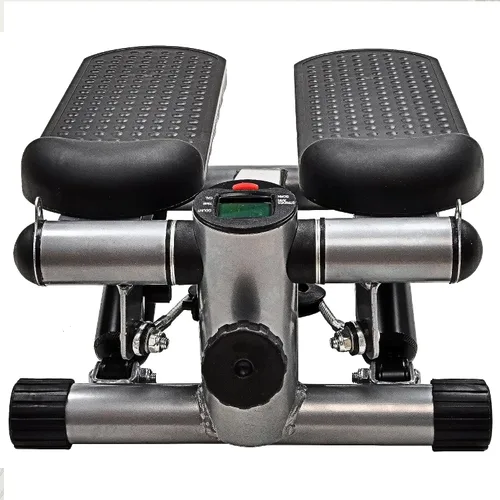 Vista 4 de BalanceFrom - Máquina de paso, stepper, ajustable con bandas de resistencia, gris.