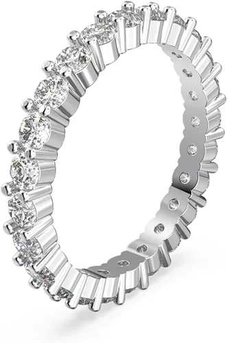 Vista 8 de Swarovski Conjunto de anillos Constella, cristales transparentes, acabado en tono rodio