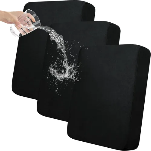Vista 60 de Easy-Going Funda de cojín 100% impermeable para asiento de sofá, funda de cojín elástica de muebles, para niños, mascotas, cojín de sofá biplaza