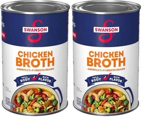 Vista 3 de Swanson Natural Goodness - Caldo de pollo con un 33% menos de sodio, lata de 14.5 onzas