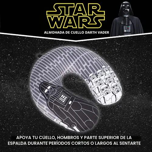 Vista 3 de FUL Star Wars Darth Vader and Storm Trooper - Almohada de viaje para cuello