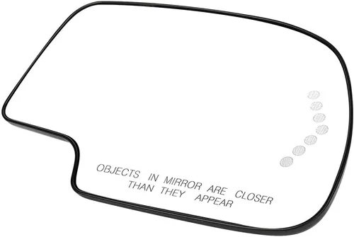 Vista 9 de SCITOO Espejo retrovisor lateral de vidrio para pasajeros lado derecho apto para 2003-06 para Chevy Silverado 1500 2007 1500 señal de giro