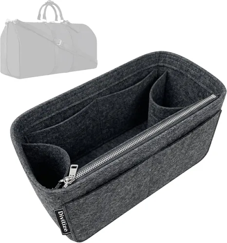 Vista 25 de Divitize Organizador de bolso premium compatible con LV Keepall 25/35/45/50/55/60, hecho a mano, ajuste perfecto, cómodo y resistente, fieltro