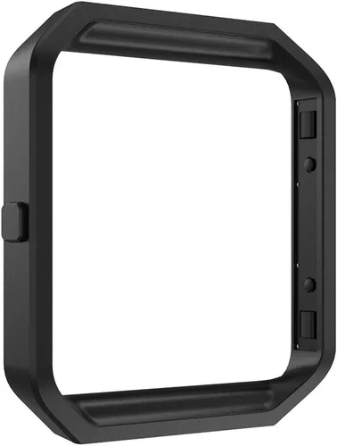 Vista 2 de Simpeak Marco compatible con Fitbit Blaze, paquete de 3, marco de metal de acero inoxidable de repuesto para Fitbit Blaze, negro, plata, oro rosa