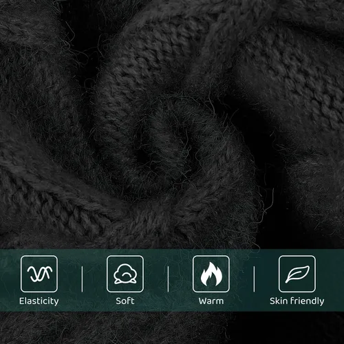 Vista 73 de Queenmore - Suéter de punto trenzado con cuello alto para perros pequeños, para climas fríos, para chihuahua, bulldog, teckel, carlino y yorkie, XS