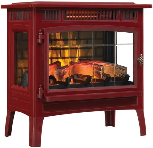 Vista 10 de Duraflame DFI-5010 - Estufa infrarroja en 3D para chimenea eléctrica con control remoto