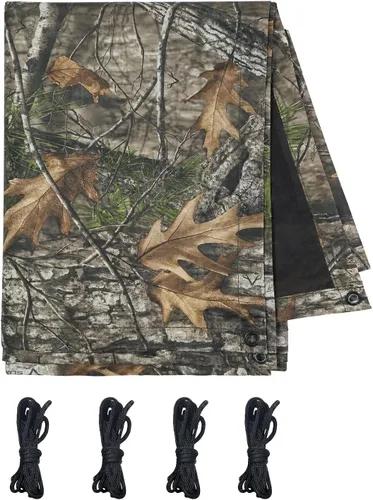 Vista 12 de Lona resistente de 0.157 in, impermeable, resistente a los rayos UV, utilizada para exteriores, caza, camping, mochileros, tienda de campaña, lona