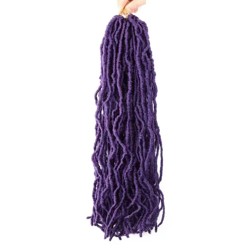 Vista 54 de 6 Paquetes Soft Locs Cabello de Ganchillo Pre Looped Faux Locs Trenzas de Ganchillo Goddess Locs Dreadlocs Cabello Sintético Para Mujeres Negras 1b