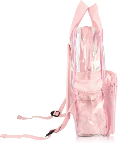 Vista 79 de DALIX Bolsas de mochila transparentes de plástico liso dorado