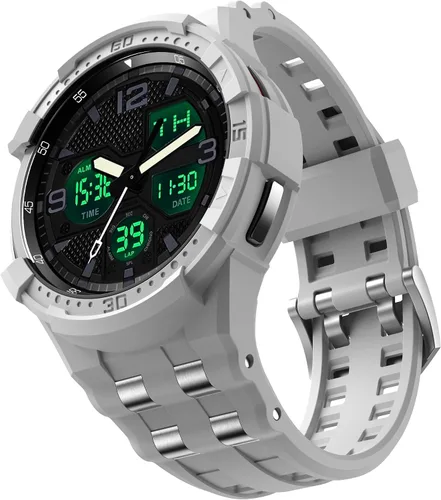 Vista 9 de Correa compatible con Samsung Galaxy Watch 6 Classic de 1.850 in, funda resistente de una pieza con correa (2023)