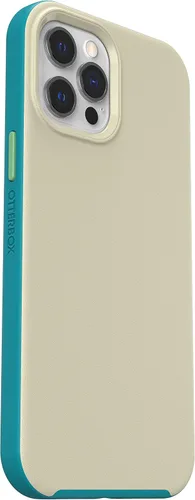 Vista 4 de Funda delgada OtterBox con MagSafe para iPhone 12 Pro Max - Marsupial Beige/Teal