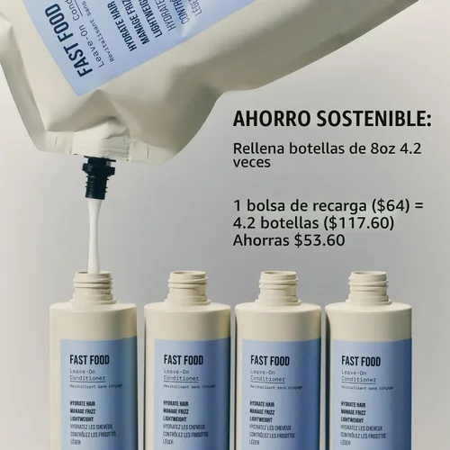 Vista 5 de AG Care - Acondicionador de comida rápida sin enjuague, 33.8 onzas líquidas