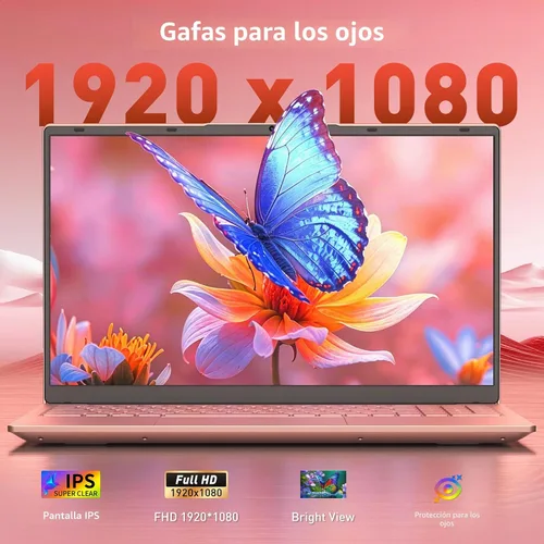 Vista 8 de Auusda Computadora portátil tradicional 2026 para estudiantes y trabajo, 15.6 pulgadas, procesador Ryzen 3 3250C, WiFi 6, BT 5.3, teclado