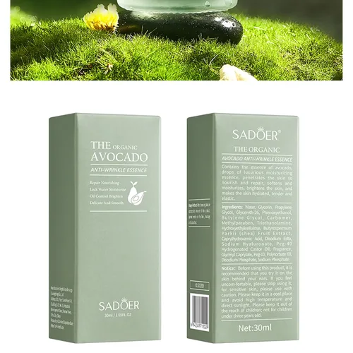 Vista 3 de Set de cuidado de la piel de aguacate, set de regalo para el cuidado de la piel 11 en 1 con limpiador facial, suero facial, crema facial, crema