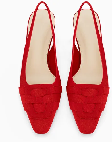 Vista 5 de Zapatos de vestir con tacón bajo y puntera cerrada para mujer, zapatos de vestir sexy y elegantes para boda y oficina
