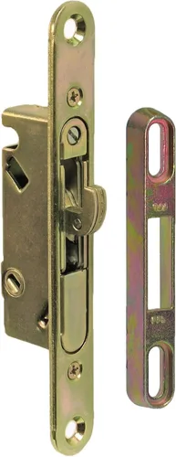 Vista 13 de FPL #3-45-S Cerradura de muesca de repuesto para puerta de vidrio deslizante, Dorado