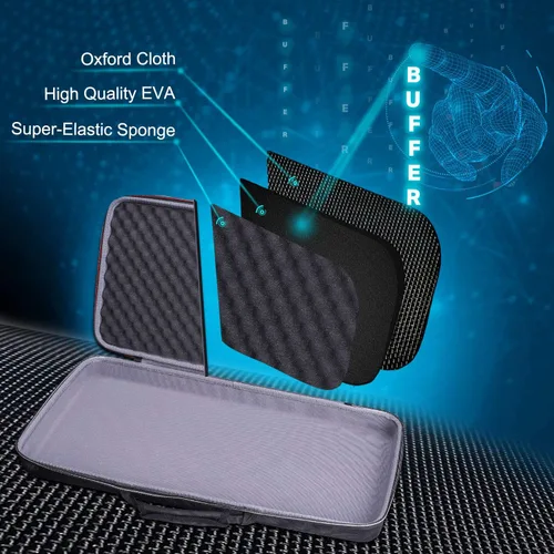 Vista 7 de XANAD Funda para controlador Numark Mixtrack Platinum FX o Mixtrack Pro 3 DJ - Bolsa de transporte de almacenamiento duro