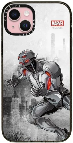 Vista 37 de CASETiFY Funda para iPhone Air, compatible con MagSafe Marvel VS CoLab Protección contra caídas de grado militar 4x de 8.2 pies Funda Capitán