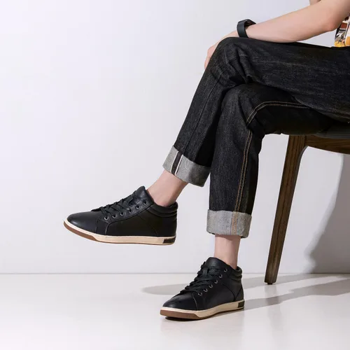 Vista 7 de Jousen Zapatos deportivos de moda para hombre, zapatillas de vestir altas y casuales para hombre